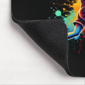Farbige Basketball-Spielerinnen  Mousepad (Ecke)