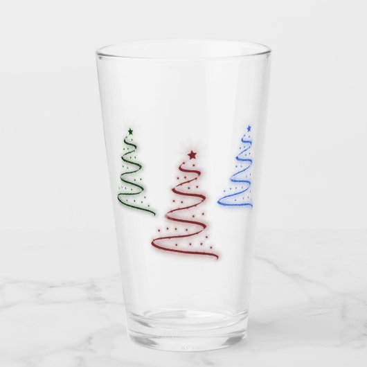 Farbige Bäume Glas (Vorderseite)