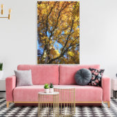 Farbige Bäume im Herbst Leinwanddruck (Insitu (Wohnzimmer))