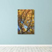 Farbige Bäume im Herbst Leinwanddruck (Insitu (Holzboden))