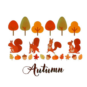 Farbige Bäume im Herbst Sweatshirt