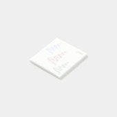 Farbige Bäume Post-it Klebezettel (angewinkelt)