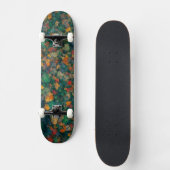 Farbige Baumkronen Skateboard (Vorderseite)
