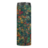 Farbige Baumkronen Thermosbecher (Rückseite)