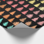 Farbige Baumwrapping-Papier Geschenkpapier (Ecke)