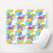 Farbige Bausteine Kunst Muster Mousepad (Mit Mouse)