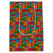 Farbige Bausteine Mittlere Geschenktüte (Rückseite)