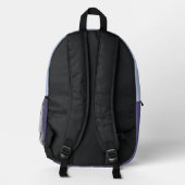 Farbige Bedruckter Rucksack (Rückseite)