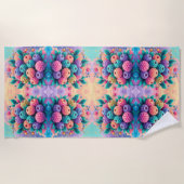 Farbige Beeren für den Sommer Strandtuch (Vorderseite)