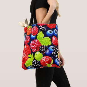 Farbige Beeren-Mischung Design Tasche
