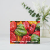 FARBIGE BELLE POSTKARTE (Stehend Vorderseite)