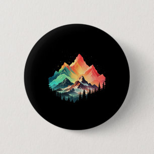 Farbige Berg Outdoor-Klettern Naturwald M Button