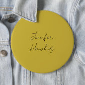 Farbige berufliche schlichte Handschrift Button (Beispiel)
