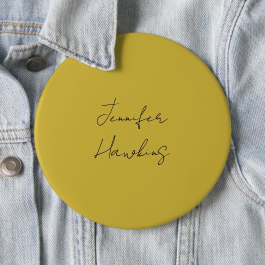 Farbige berufliche schlichte Handschrift Button (Beispiel)
