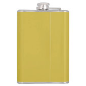 Farbige berufliche schlichte Handschrift Flachmann (Rückseite)