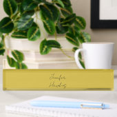 Farbige berufliche schlichte Handschrift Namensplakette