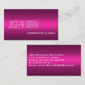 Farbige Berufliche Standard-Visitenkarte Visitenkarte (Vorne/Hinten)
