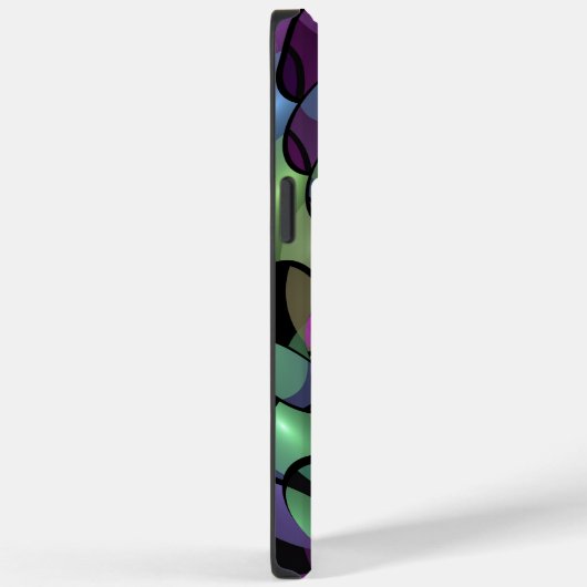 Farbige Bewegungen Abstrakte Trippy Fraktal Art Case-Mate iPhone Hülle (Rückseite / Rechts)