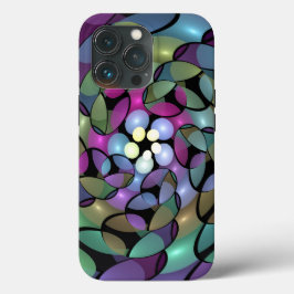 Farbige Bewegungen Abstrakte Trippy Fraktal Art Case-Mate iPhone Hülle