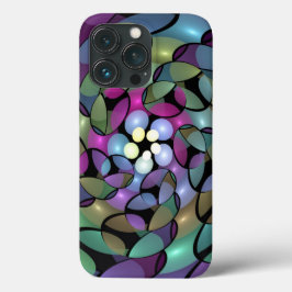 Farbige Bewegungen Abstrakte Trippy Fraktal Art Case-Mate iPhone Hülle