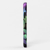 Farbige Bewegungen Abstrakte Trippy Fraktal Art Case-Mate iPhone Hülle (Hinten/Rechts)