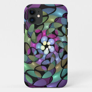 Farbige Bewegungen Abstrakte Trippy Fraktal Art Case-Mate iPhone Hülle