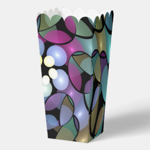 Farbige Bewegungen Abstrakte Trippy Fraktal Art Geschenkschachtel