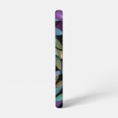 Farbige Bewegungen Abstrakte Trippy Fraktal Art Samsung Galaxy Hülle (Linke Seite)