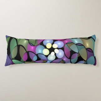 Farbige Bewegungen Abstrakte Trippy Fraktal Art Seitenschläferkissen