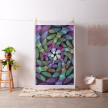 Farbige Bewegungen Abstrakte Trippy Fraktal Art
