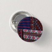 Farbige bhutanische Textilien Button (Vorne & Hinten)