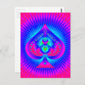 Farbige Bildzeichen Postkarte (Vorne/Hinten)