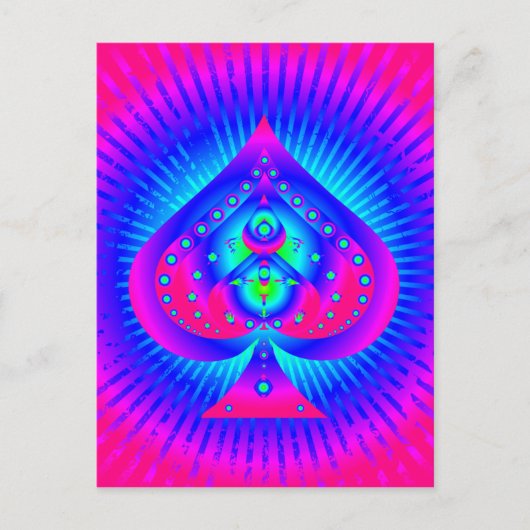 Farbige Bildzeichen Postkarte (Vorderseite)