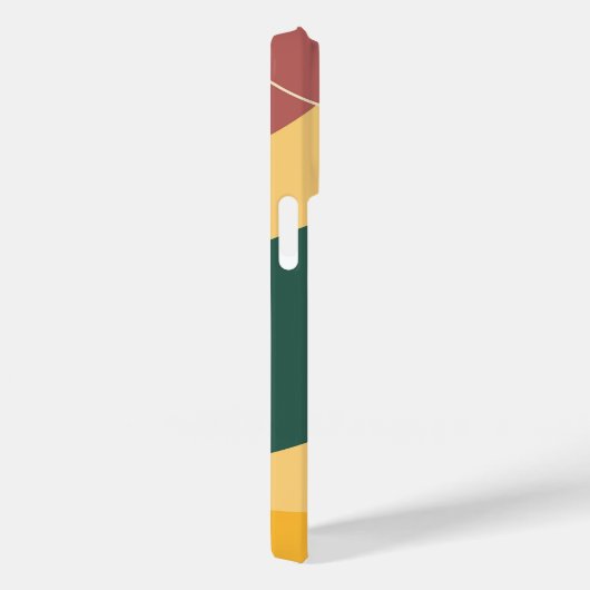 Farbige Bio Formen abstrakter Hintergrund Case-Mate iPhone Hülle (Rückseite / Rechts)