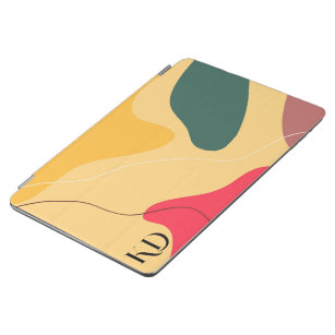 Farbige Bio Formen abstrakter Hintergrund iPad Air Hülle
