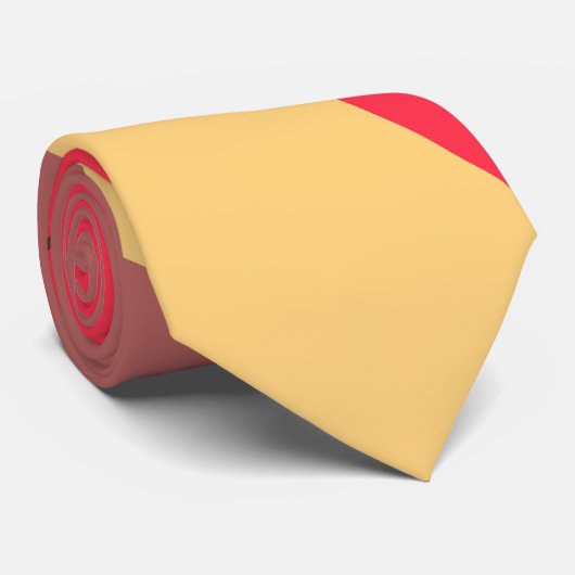 Farbige Bio Formen abstrakter Hintergrund Krawatte (Gerollt)