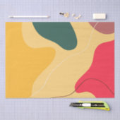 Farbige Bio Formen abstrakter Hintergrund Seidenpapier (Handwerk)