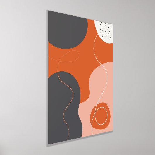 Farbige Bio Formen Modernes Art Poster 2 (Ablage )