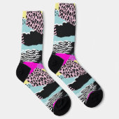 Farbige Bio Formen Socken (Rechts)