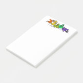 Farbige Birds Post-it® Notizen (angewinkelt)