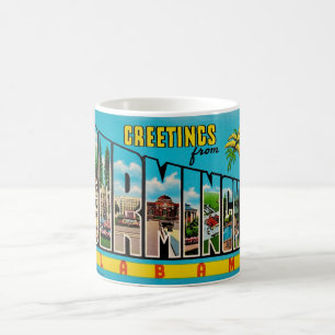 Farbige Birmingham AL Gruß-Tasse Kaffeetasse