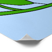 Farbige BlackBerry Motif Poster (Ecke)