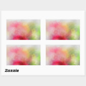 Farbige Blankenvorlage nach Maß moderne Abstrakte  Rechteckiger Aufkleber (Blatt)