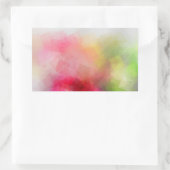 Farbige Blankenvorlage nach Maß moderne Abstrakte  Rechteckiger Aufkleber (Tasche)