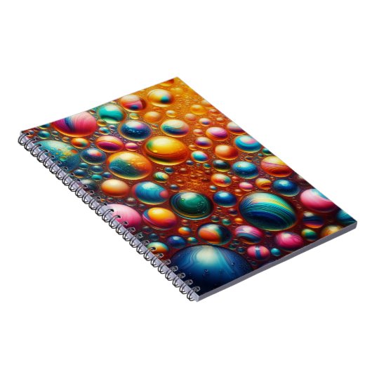 Farbige Blasen-Abdeckung für Notebook Notizblock (Rechte Seite)