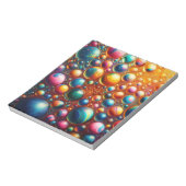 Farbige Blasen-Abdeckung Notizblock (Rotiert)