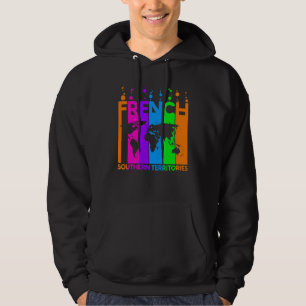 Farbige Blasen der Südlichen Französischen Gebiete Hoodie