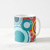 Farbige Blasen Kaffeetasse (VorderseiteRechts)