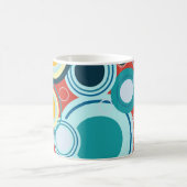 Farbige Blasen Kaffeetasse (Mittel)
