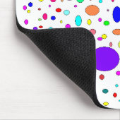 Farbige Blasen Mousepad (Ecke)